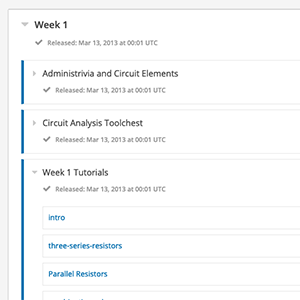 AICU CMS는 강좌가 잘 구성되도록 도와줍니다.